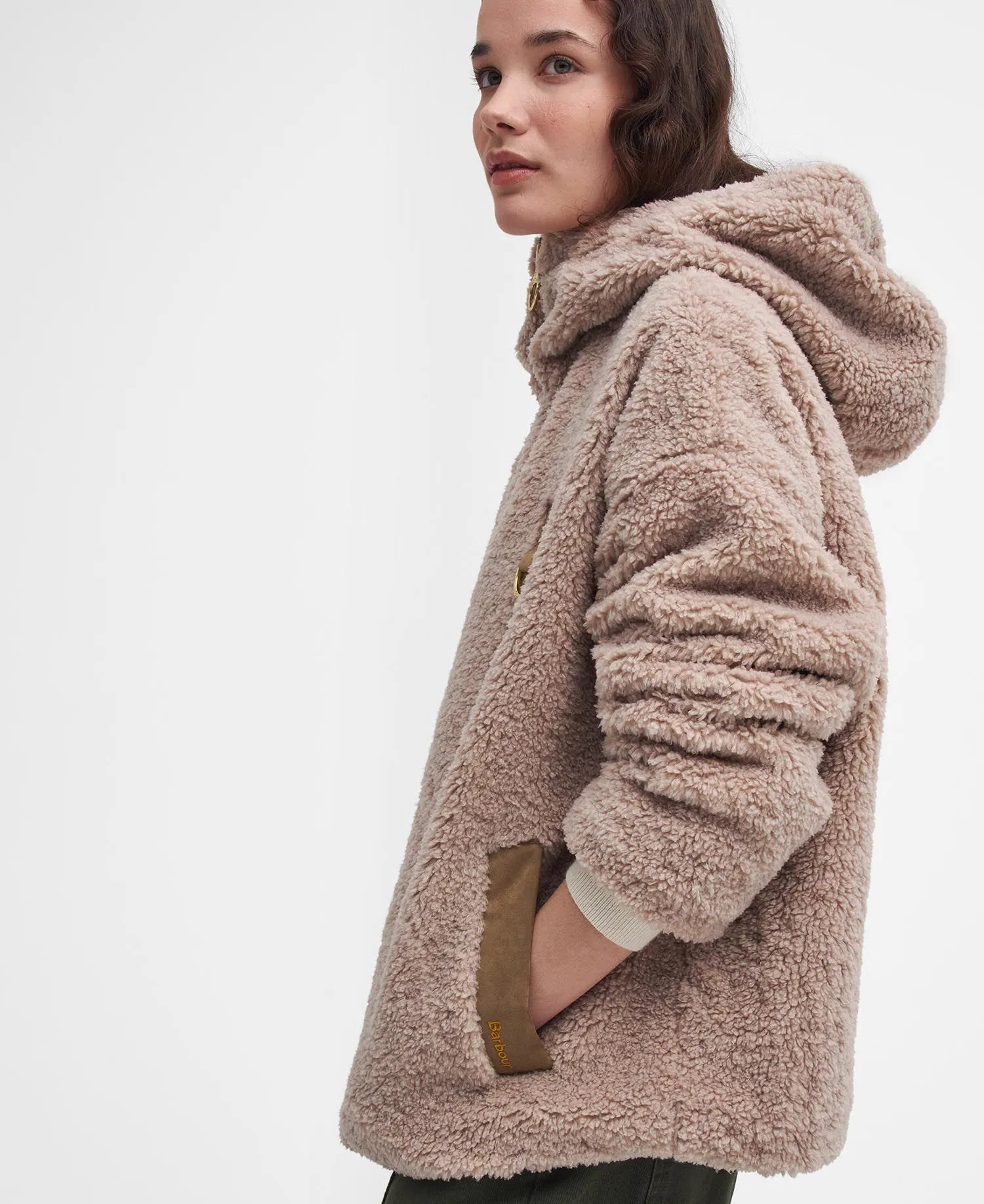 Amber Fleece - Natural/Light Sand/Dark Navy