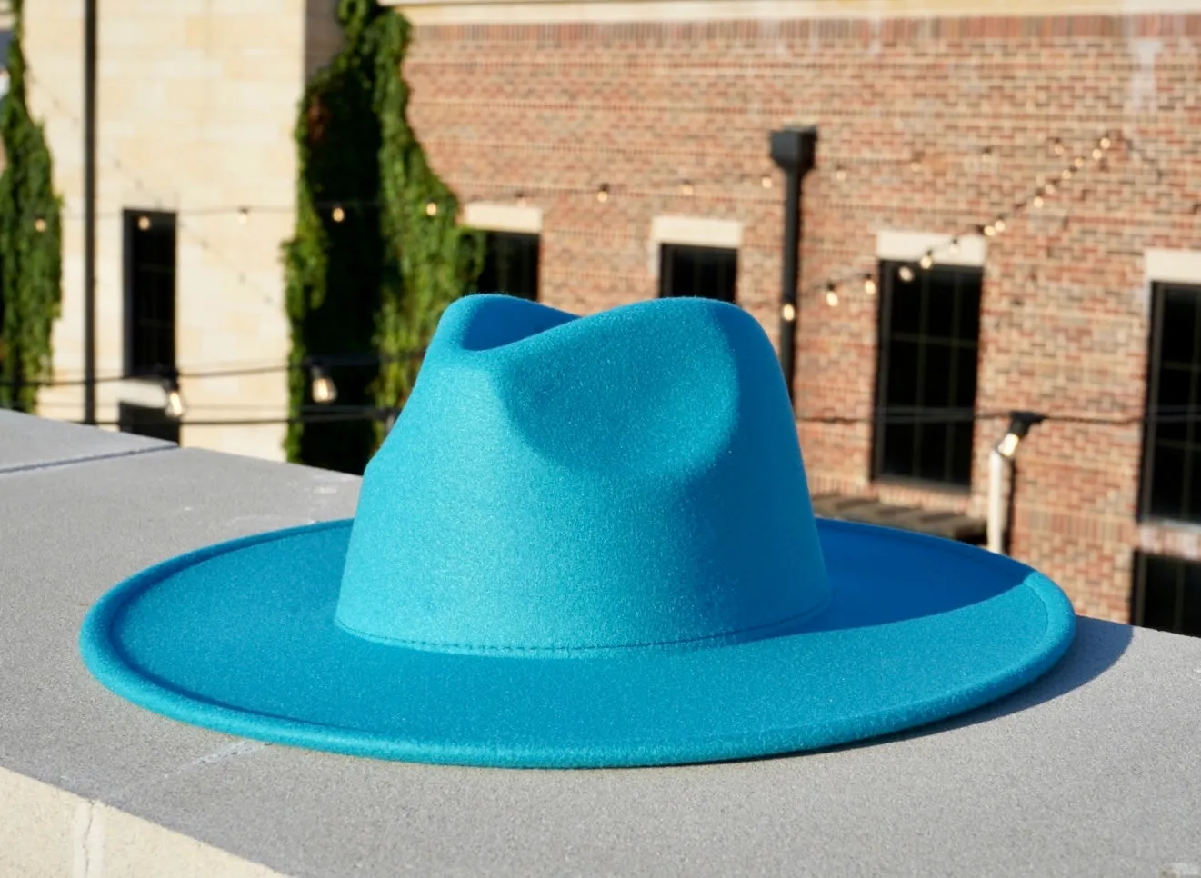 Atlanta Wide Brim Fedora - Teal