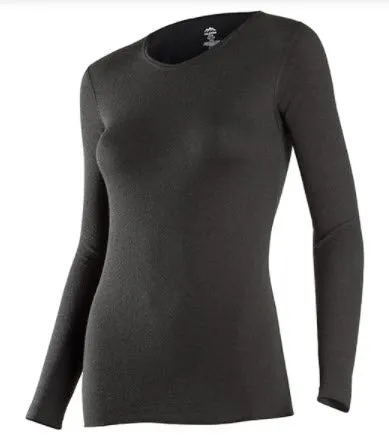 Coldpurf Women's Basic Thermal Tops - Black