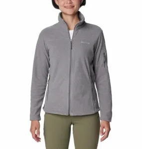 Columbia Womens Fast Trek II Fleece Jacket, City Grey Heath, XL