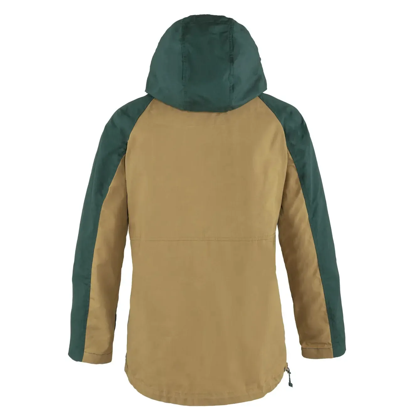 Fjallraven Womens Vardag Anorak Arctic Green / Buckwheat Brown