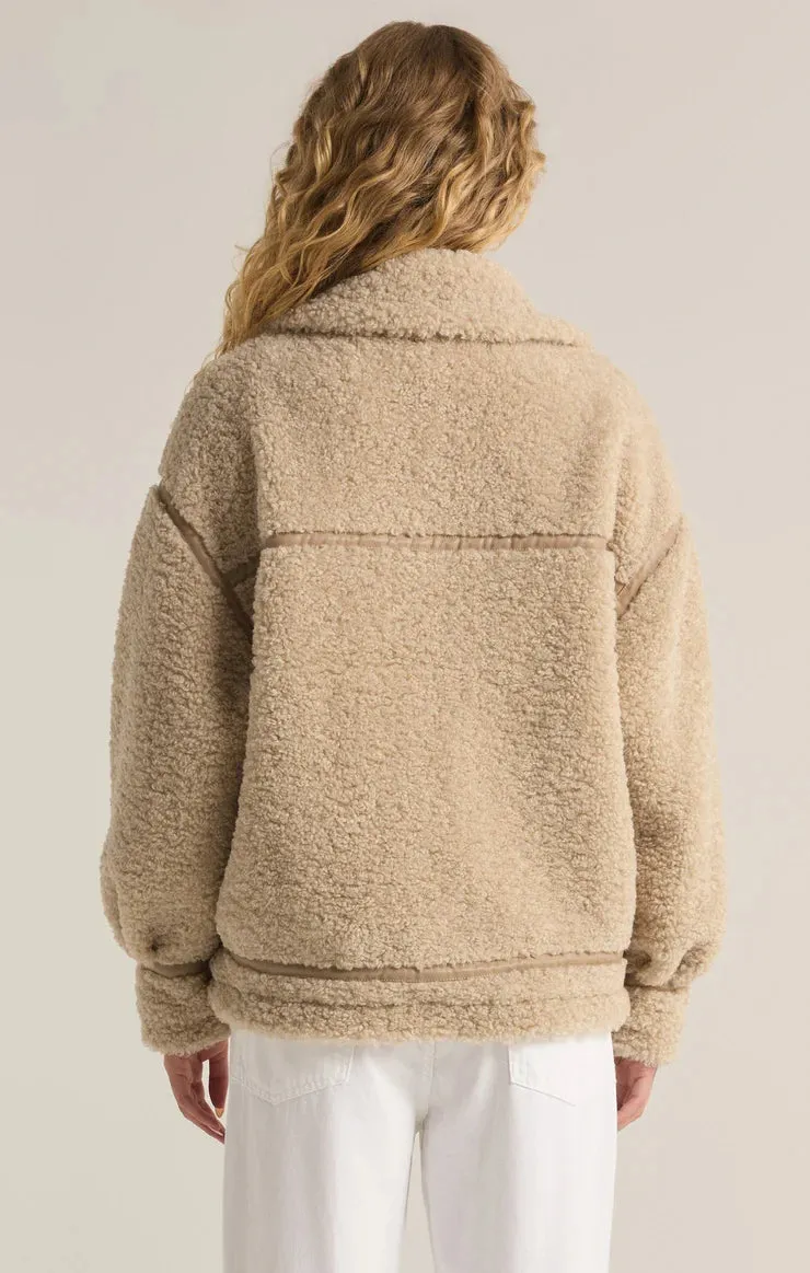 Fossil Sherpa Coat