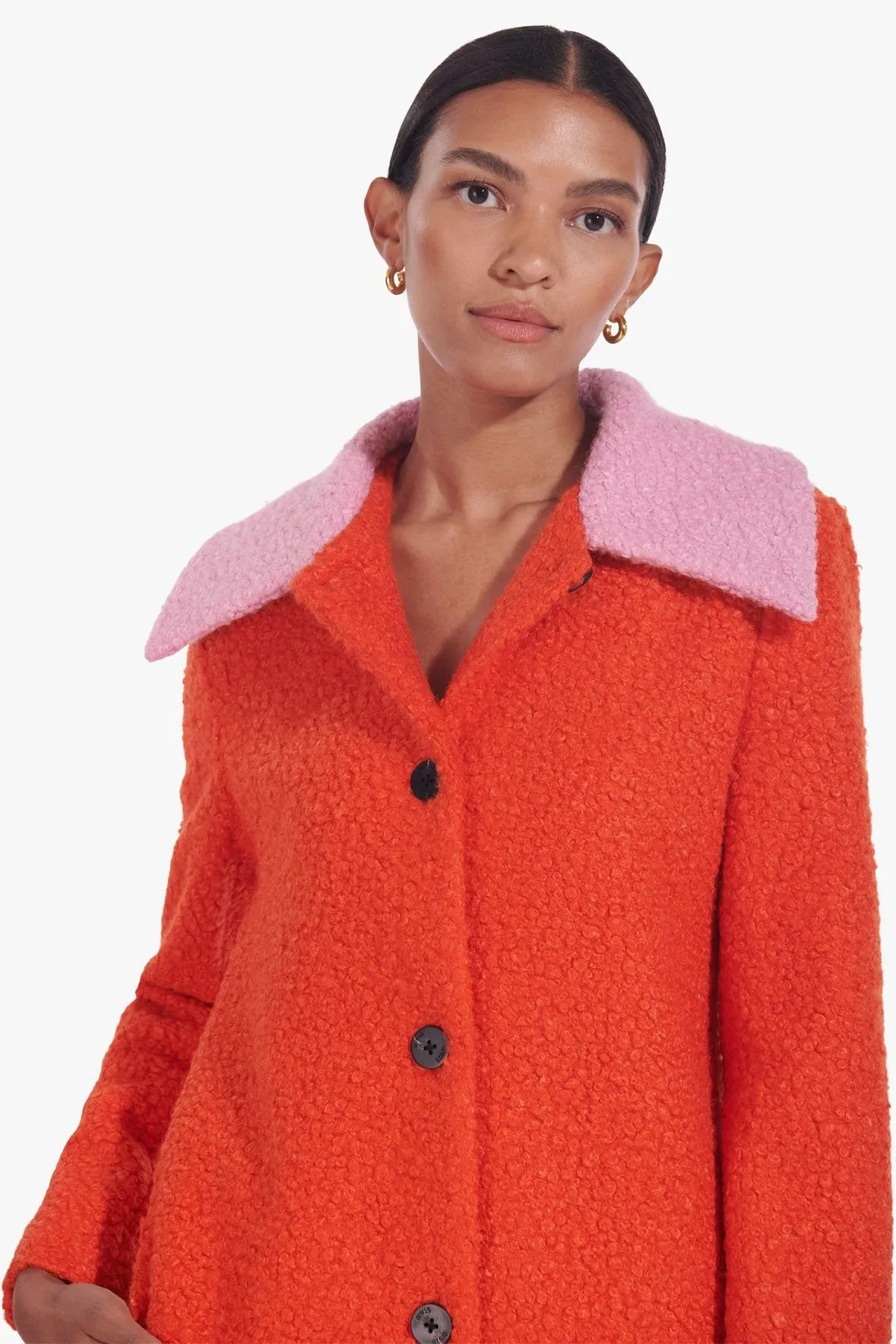 FRANKIE COAT | ROSEBUD POPPY