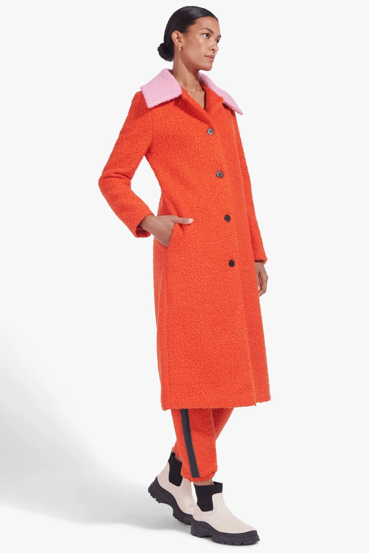 FRANKIE COAT | ROSEBUD POPPY