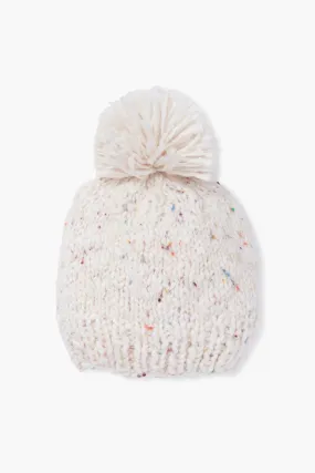 Mango Yarn Confetti Pompom Hat