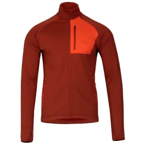 Mens Bresprekk Full Zip Fleece (Spice/Orange)