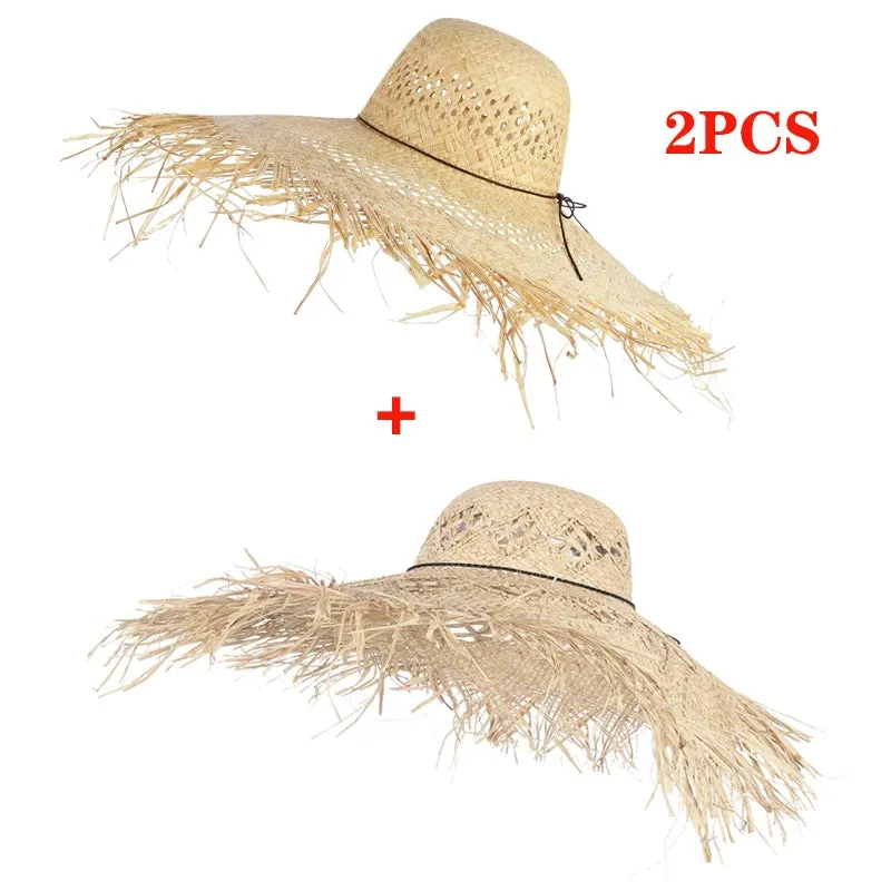 Panama Summer Wide Brim Straw Hats