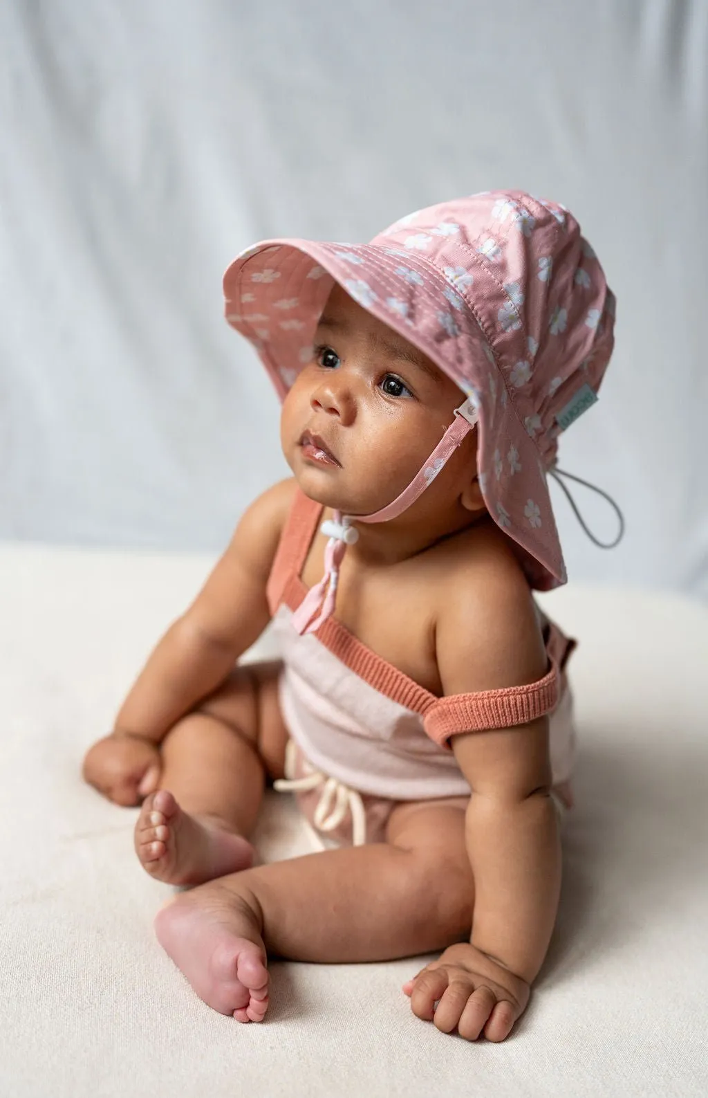 Petunia Wide Brim Infant Hat