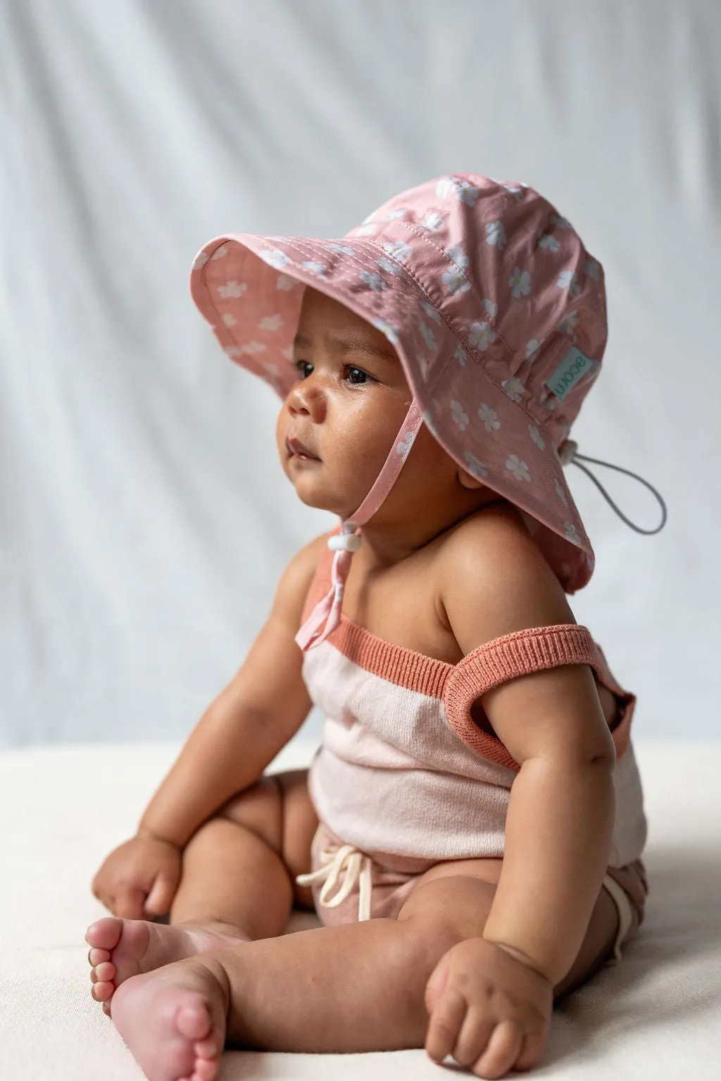 Petunia Wide Brim Infant Hat