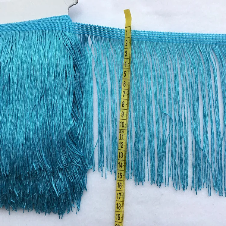 Polyester Fringing - Azul Blue