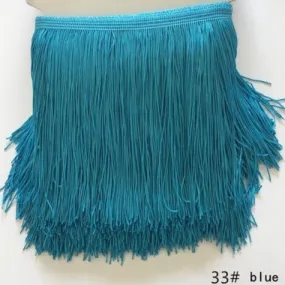 Polyester Fringing - Azul Blue