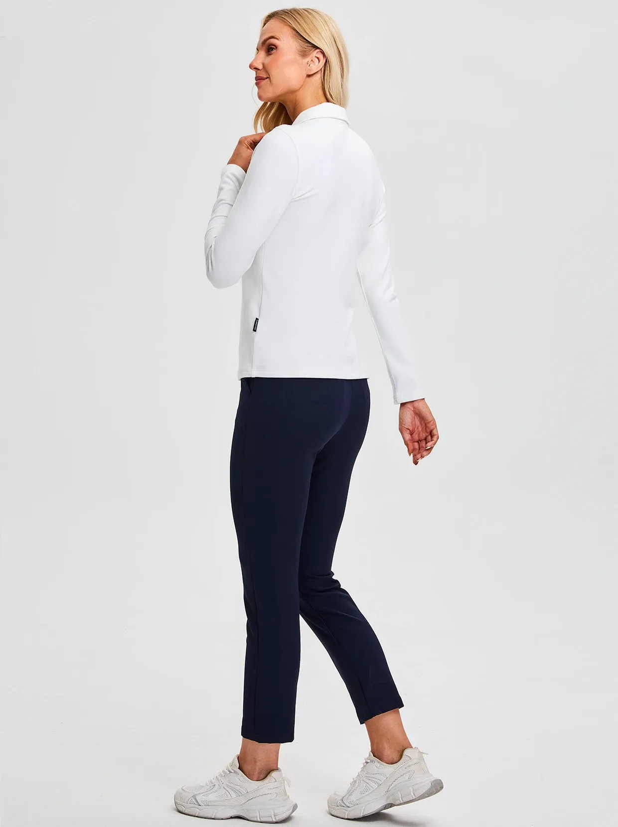 SOcomfi™ Quarter-zip Long-sleeve Tops for Women