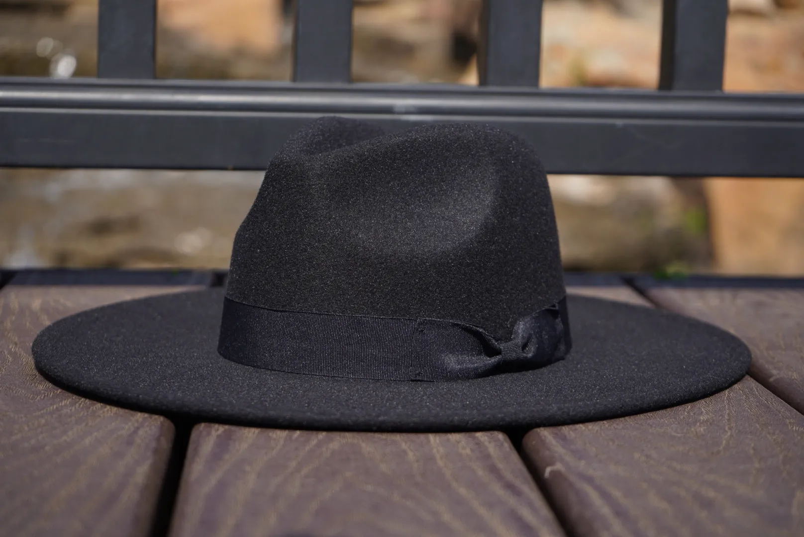 Tori Wide Brim - Black