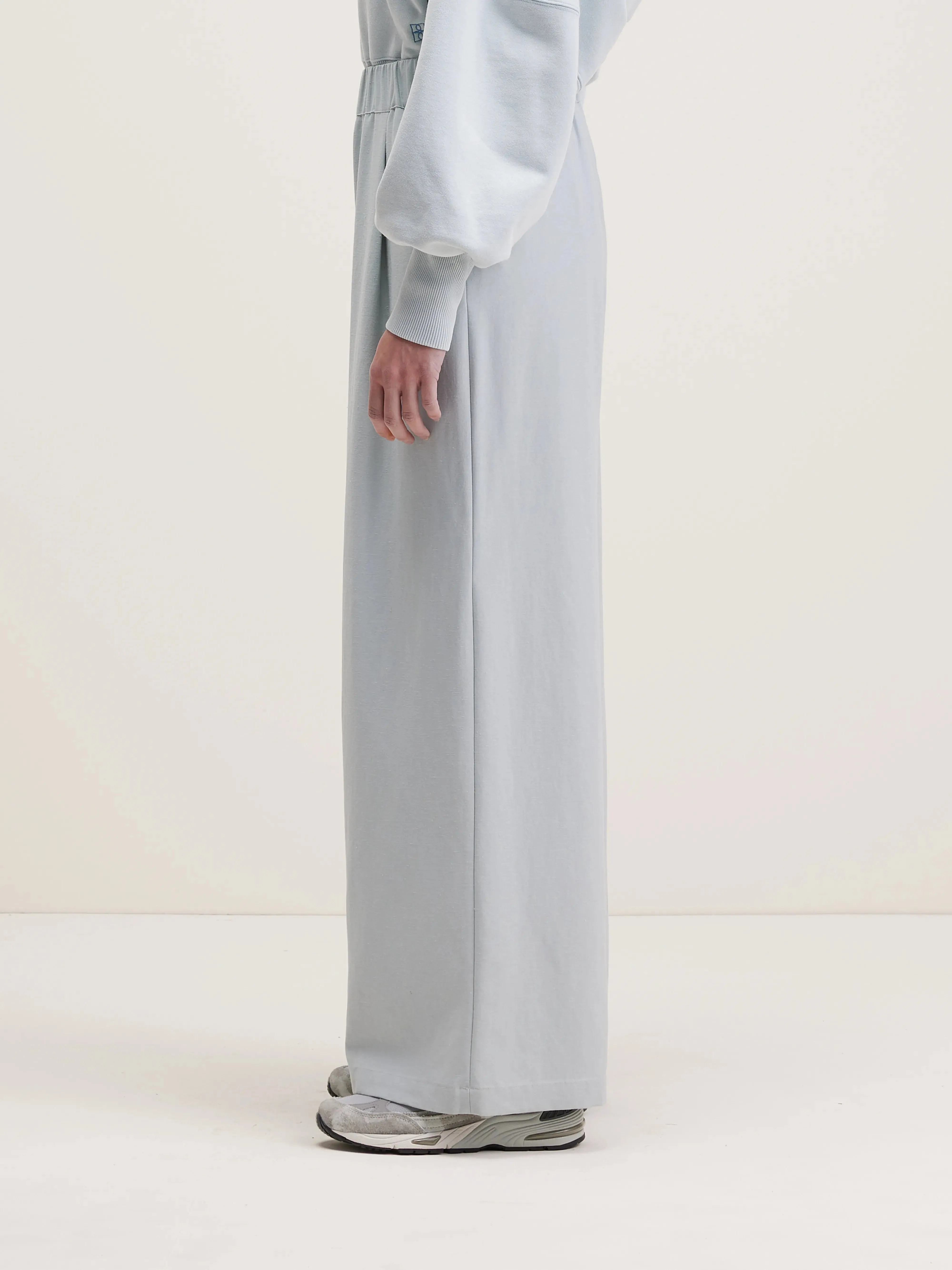 Vezza straight wide trousers (242 / W / GIVRE)