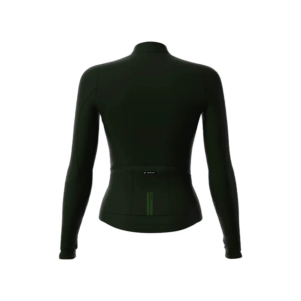 Women's Long Sleeve Thermal Jersey (Pine)