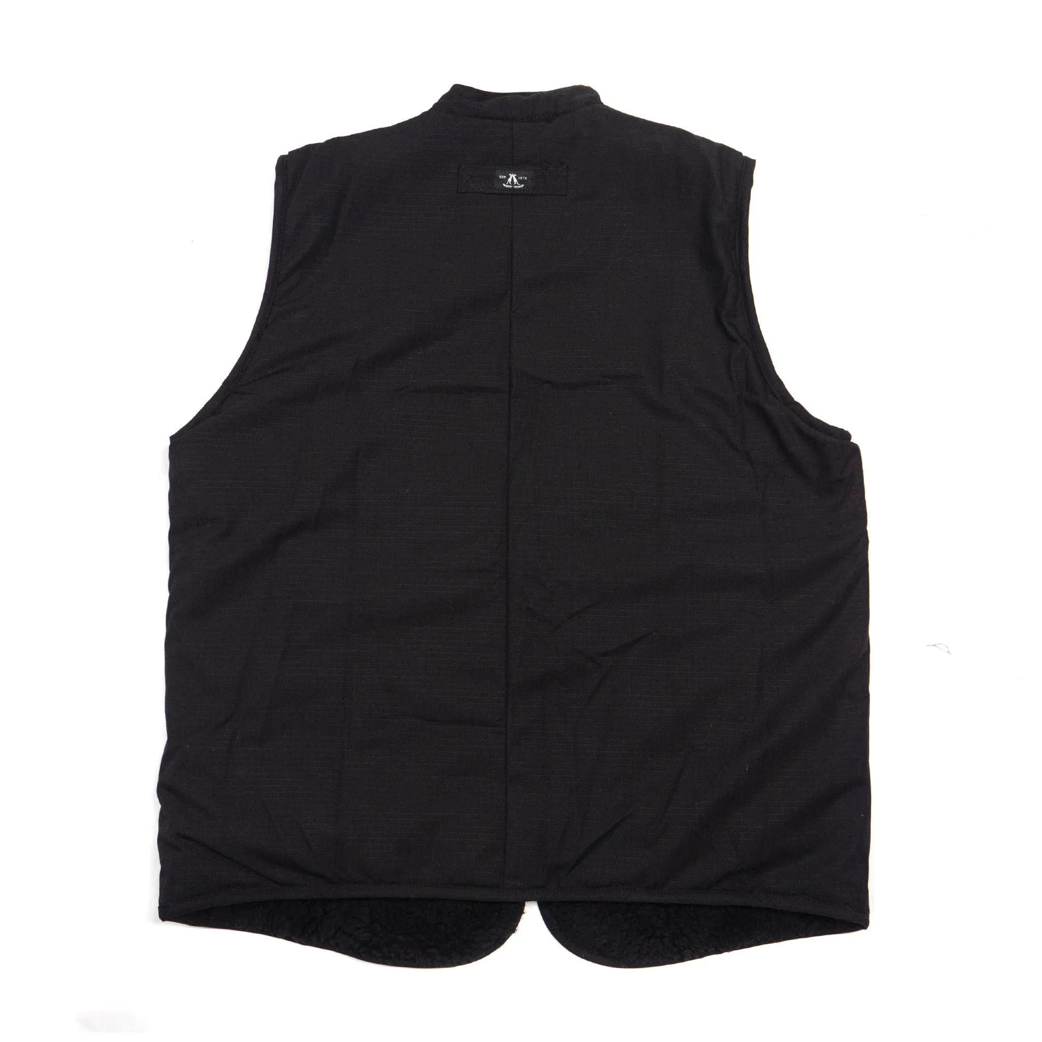 Wooli Vest & Button-In Liner in Black